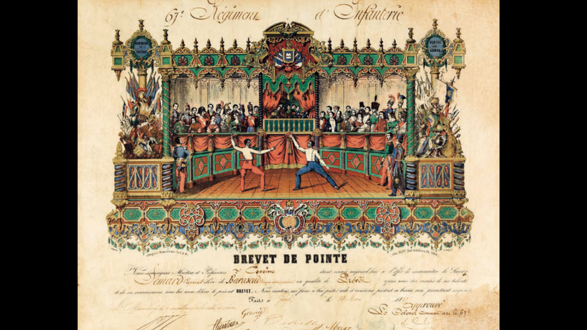 "Brevet de prévôt délivré au Caporal Sémard" du 67e Régiment d’Infanterie, France, 1857, Paris, musée de l’Armée