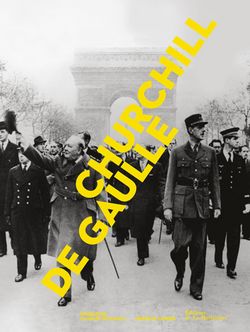 Couverture du catalogue de l'exposition :" Churchill - de Gaulle "