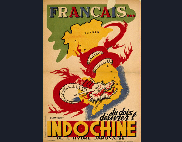 Le Dragon Affiche « Français Tu Dois Délivrer Lindochine De L