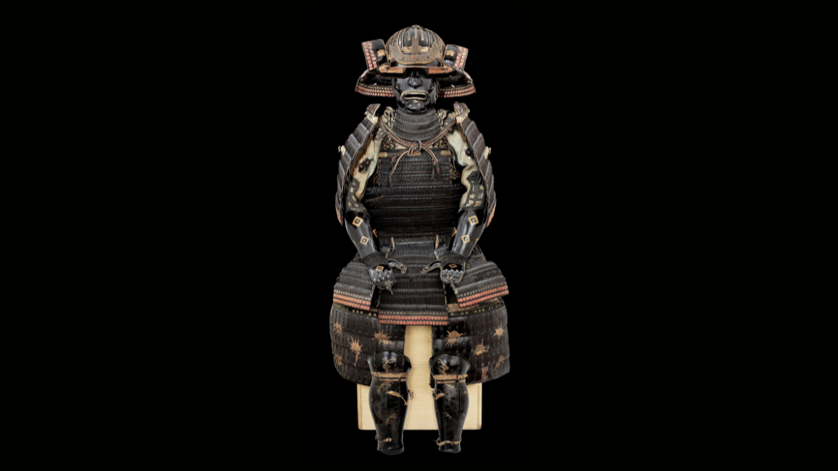 Iwa Yozaemon (actif entre 1580 et 1610), "Armure japonaise", vers 1580-1590, cession de la Bibliothèque nationale en 1861. Paris, musée de l'Armée