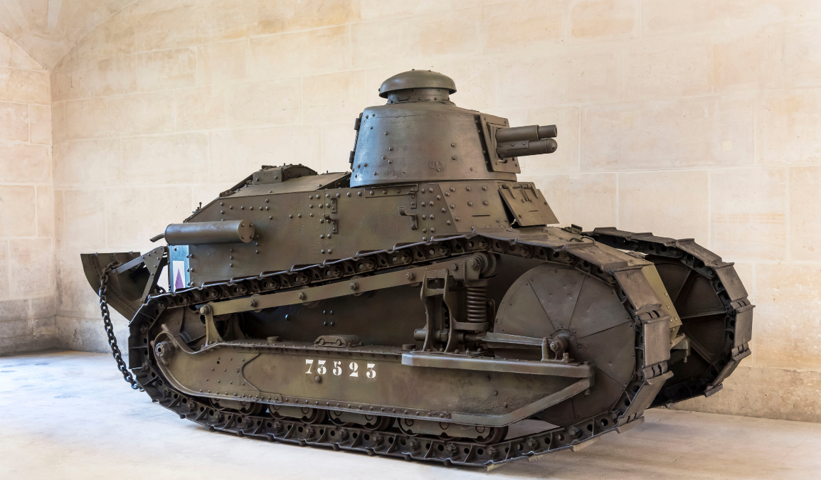 Char Renault FT 17 © Paris - Musée de l'Armée, Dist. GrandPalaisRmn  Anne-Sylvaine Marre-Noël