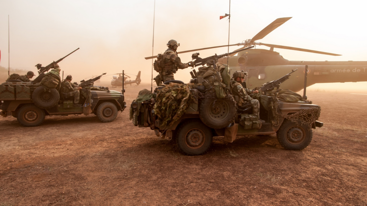 "A 1st RPIMa Task Unit at N'Délé", Central Africa, December 2013 © Bernard Sidler / ECPAD