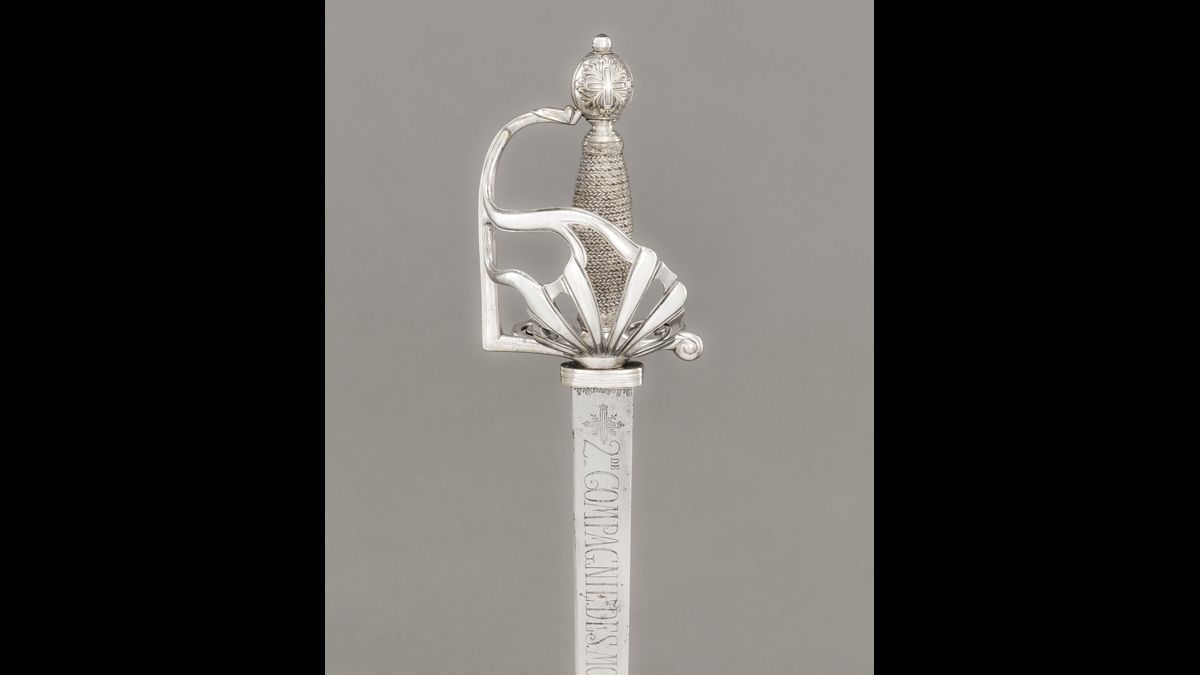 Forte-épée de la 2e compagnie de mousquetaires Fabriquée vers 1759-1776 (C) Paris - Musée de l'Armée, Dist. RMN-Grand Palais / Emilie Cambier