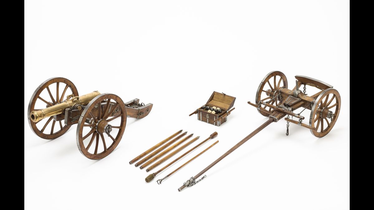 Modèle d'artillerie de canon de campagne de 8, système Gribeauval(C) Paris - Musée de l'Armée, Dist. RMN-Grand Palais / Emilie Cambier