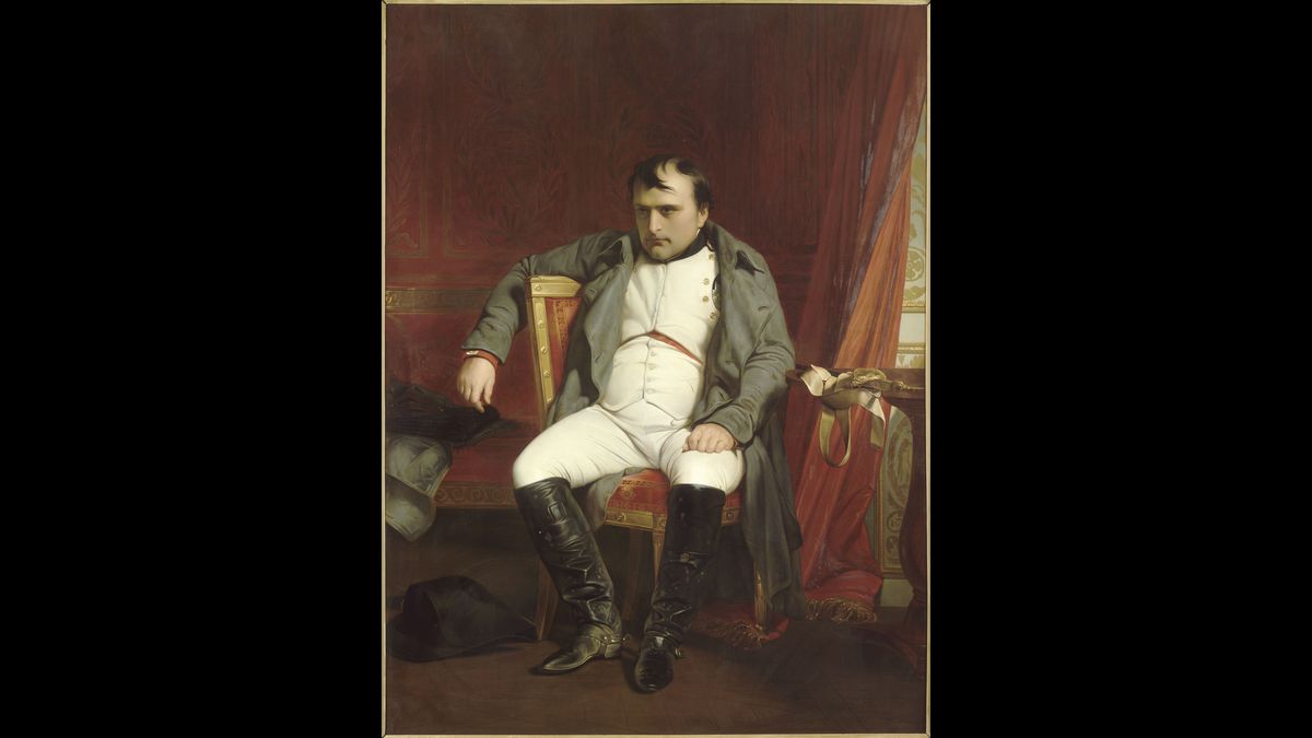 Paul Delaroche, Napoléon à Fontainebleau le 31 mars 1814 (C) Paris - Musée de l'Armée, Dist. RMN-Grand Palais / image musée de l'Armée