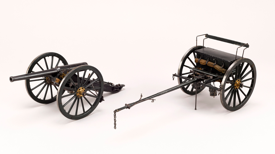 Carriage and 80 mm model field gun 1877 © Paris - Musée de l'Armée, Dist. RMN-Grand Palais / Anne-Sylvaine Marre-Noël